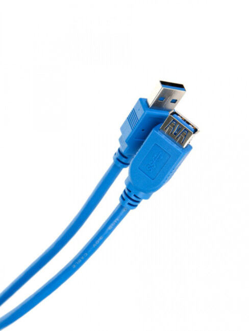 Кабель удлинительный USB3.0 Am-Af 1,8m VCOM (VUS7065-1.8M) VCOM USB 3.2 Type-AM - USB 2.0 Type-AF 1.8м