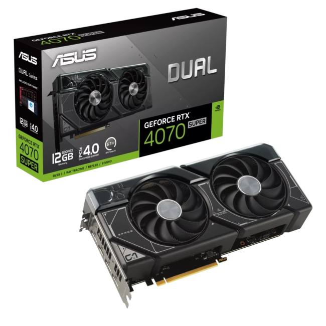 Видеокарта ASUS DUAL-RTX4070S-12G Видеокарта ASUS DUAL-RTX4070S-12G
