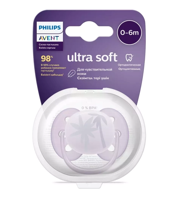 Пустышка ultra soft, пальмы, 0-6 мес., 1 шт. Пустышка ultra soft, пальмы, 0-6 мес., 1 шт.