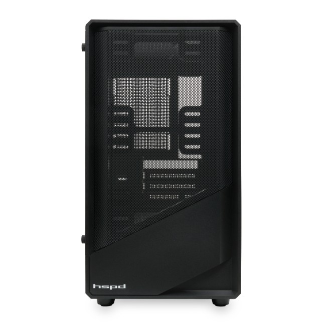 Корпус без блока питания Компьютерный корпус HSPD M331-TGBK