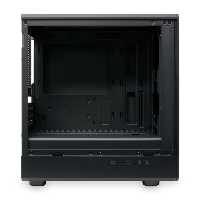 Корпус без блока питания Компьютерный корпус HSPD M331-TGBK