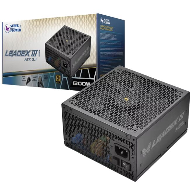 блок питания 1300 Ватт Super Flower Power Supply Leadex III Gold (SF-1300F14GE) блок питания 1300 Ватт Super Flower Power Supply Leadex III Gold (SF-1300F14GE)