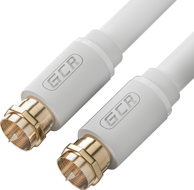 GCR Кабель 3.0m антенный (коаксиальный) Male F81 / Male F81, резьба, GCR-51824 Greenconnect Male F81 - Male F81 3м