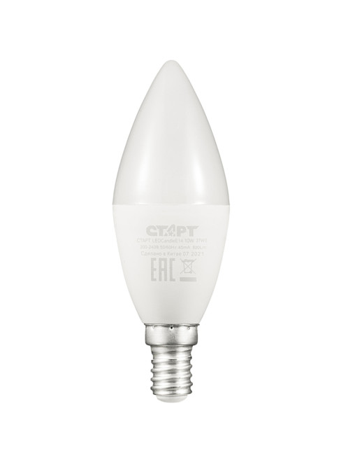Лампа светодиодная СТАРТ свеча E14 10W 3000К Лампа светодиодная СТАРТ свеча E14 10W 3000К Лампа светодиодная СТАРТ свеча E14 10W 3000К Лампа светодиодная СТАРТ свеча E14 10W 3000К
