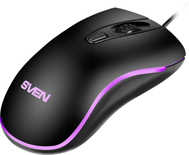 Мышь SVEN RX-530S чёрная (бесшумн. клав, 3+1кл. 800-1200DPI, блист.) Sven RX-530S Мышь SVEN RX-530S чёрная (бесшумн. клав, 3+1кл. 800-1200DPI, блист.) Sven RX-530S