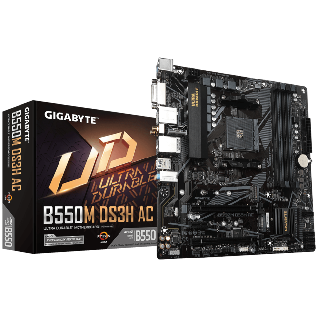 Материнская плата GIGABYTE B550M DS3H AC