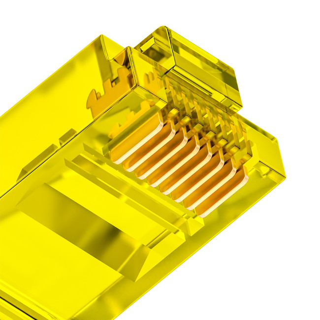 Greenconnect Коннектор цветной RJ-45 cat.5e UTP Male, для многожильного кабеля, 8p8c 15 шт (3 цвета по 5 шт), GCR-51802 Коннектор Greenconnect цветной RJ-45 cat.5e UTP Male