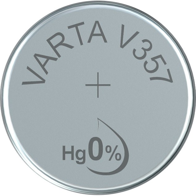Батарейка Varta 357 (SR44W) BL1 Silver Oxide 1.55V (1/10/100) (1 шт.) Varta SILVER OXIDE SR44W (00357101111)