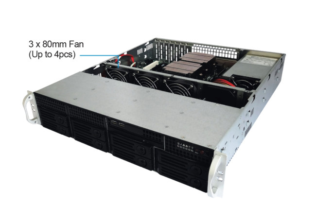 Серверный корпус ABLECOM CS-R25-41P Серверный корпус ABLECOM CS-R25-41P