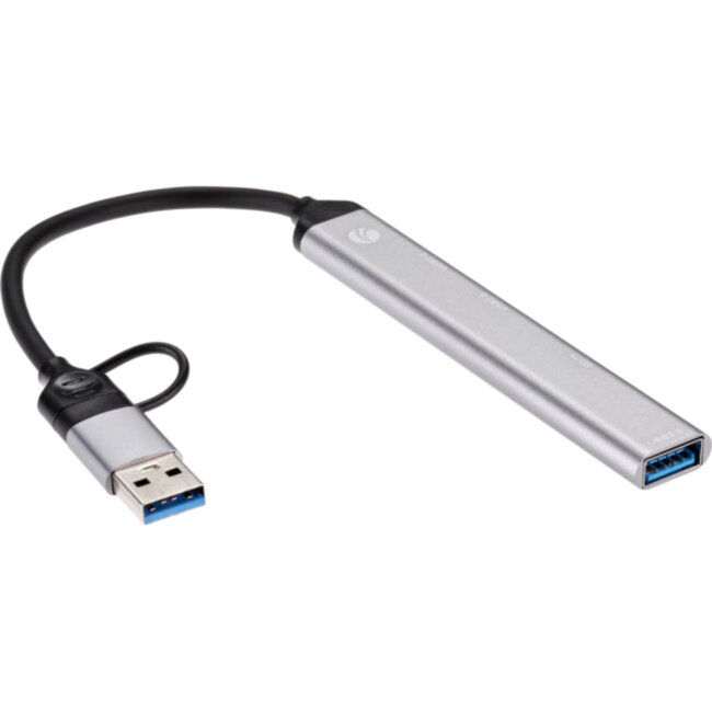 Адаптер TypeC+adapter-->USB3.0+2USB2,0+SD+TF, VCOM <DH297> VCOM DH297