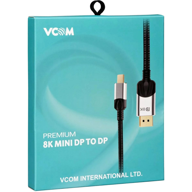 Кабель-переходник Mini DisplayPort M -> Display Port M 1.4V 1,8м VCOM <CG685-1.8M> VCOM CG685-1.8M
