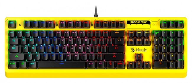 Клавиатура A4Tech B810RC ( PUNK YELLOW ) Клавиатура A4Tech B810RC ( PUNK YELLOW )