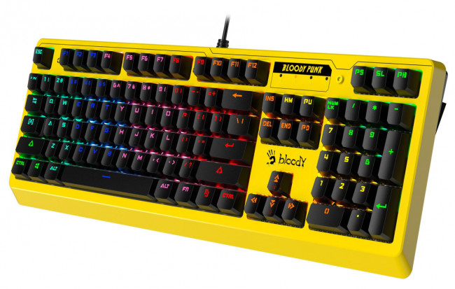 Клавиатура A4Tech B810RC ( PUNK YELLOW ) Клавиатура A4Tech B810RC ( PUNK YELLOW )