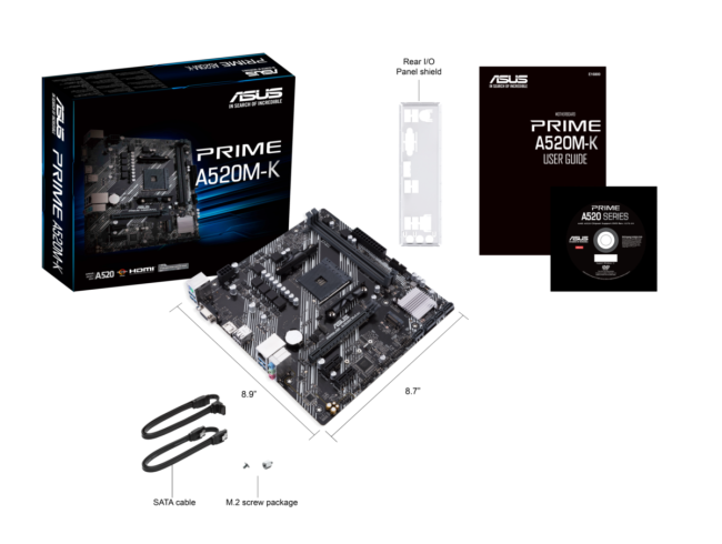 Материнская плата ASUS PRIME A520M-K