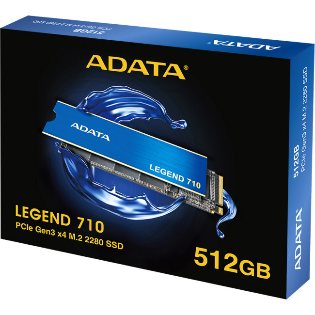 Твердотельный накопитель ADATA Legend 710 512GB (ALEG-710-512GCS) Твердотельный накопитель ADATA Legend 710 512GB (ALEG-710-512GCS)