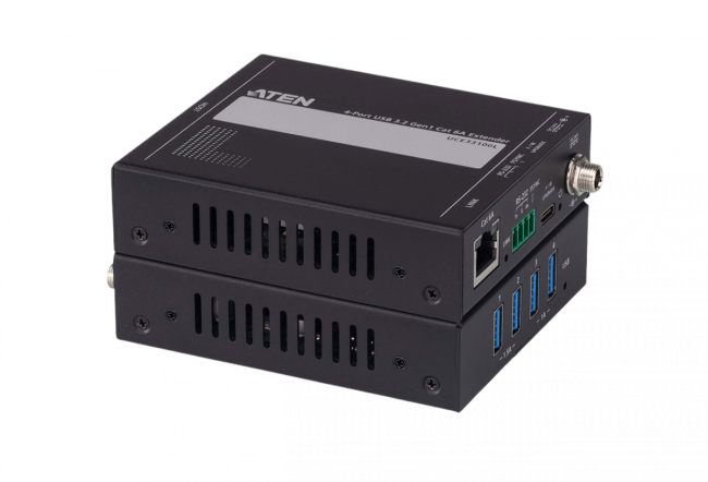 4-портовый удлинитель USB 3.2 Gen 1 по кабелю Cat 6A (до 100 метров) ATEN UCE33100 4-портовый удлинитель USB 3.2 Gen 1 по кабелю Cat 6A (до 100 метров) ATEN UCE33100