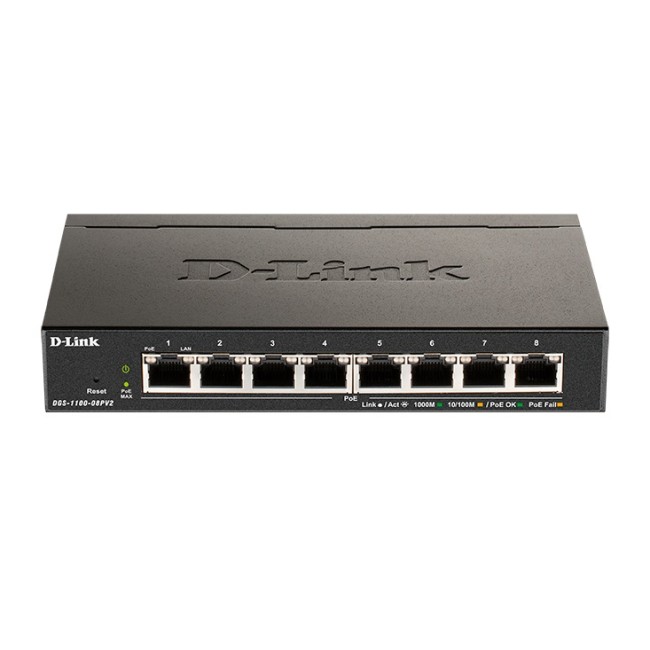Коммутатор D-Link DGS-1100-08PV2/A4A Коммутатор D-Link DGS-1100-08PV2/A4A