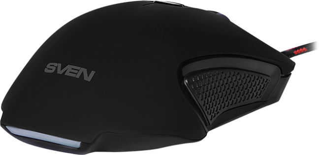 Игровая мышь SVEN RX-G955 USB (7+1кл. 200-4000 DPI, ПО, Soft Touch, подсветка) Sven RX-G955