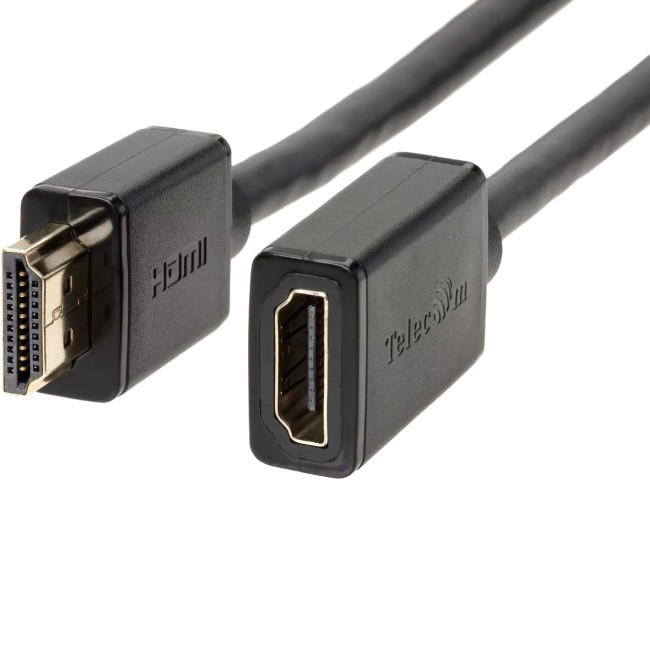 Кабель удлинительный  HDMI-19M---HDMI-19F ver 2.0, 3m, Telecom <TCG-235MF-3M> VCOM TCG235MF-3M