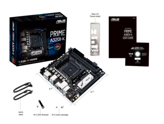 Материнская плата ASUS PRIME A320I-K