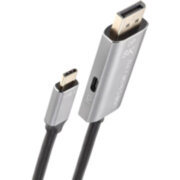 Кабель-адаптер USB Type-Cm --> DP1.4v (m) 8K@60Hz, PD 100W,1.8m , Alum Shell,VCOM <CU480MCPD-1.8M> VCOM CU480MCPD-1.8M Кабель-адаптер USB Type-Cm --> DP1.4v (m) 8K@60Hz, PD 100W,1.8m , Alum Shell,VCOM <CU480MCPD-1.8M> VCOM CU480MCPD-1.8M