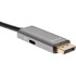 Кабель-адаптер USB Type-Cm --> DP1.4v (m) 8K@60Hz, PD 100W,1.8m , Alum Shell,VCOM <CU480MCPD-1.8M> VCOM CU480MCPD-1.8M