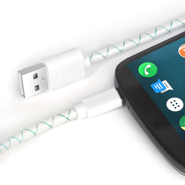 GCR Кабель 0.15m MicroUSB, бело-зеленый, белые коннекторы, быстрая зарядка, 28/24 AWG, GCR-53207 Кабель Greenconnect 0.15 м (GCR-53207) GCR Кабель 0.15m MicroUSB, бело-зеленый, белые коннекторы, быстрая зарядка, 28/24 AWG, GCR-53207 Кабель Greenconnect 0.15 м (GCR-53207)