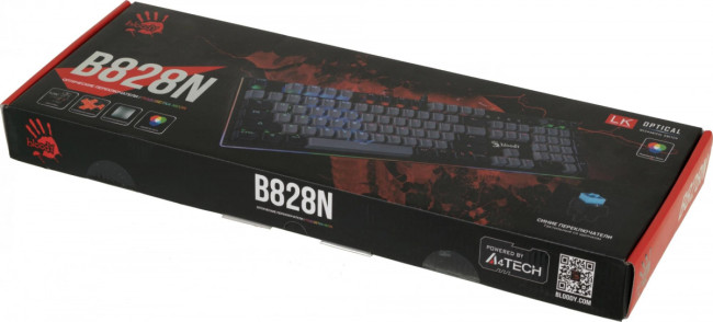 Клавиатура A4Tech B828N (GREY+BLACK) Клавиатура A4Tech B828N (GREY+BLACK)