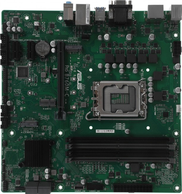 Материнская плата ASUS PRO B760M-C-CSM Материнская плата ASUS PRO B760M-C-CSM