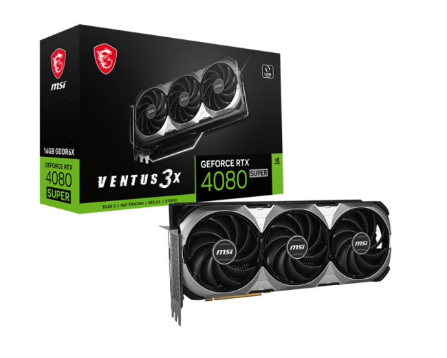 Видеокарта MSI GeForce RTX 4080 SUPER 16G VENTUS 3X Видеокарта MSI GeForce RTX 4080 SUPER 16G VENTUS 3X