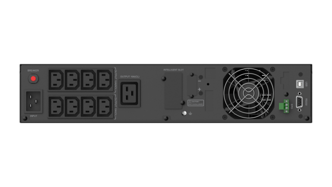 Стоечный ИБП с топологией двойного преобразования CBR ESN-3KRT-9I-LCHERSC