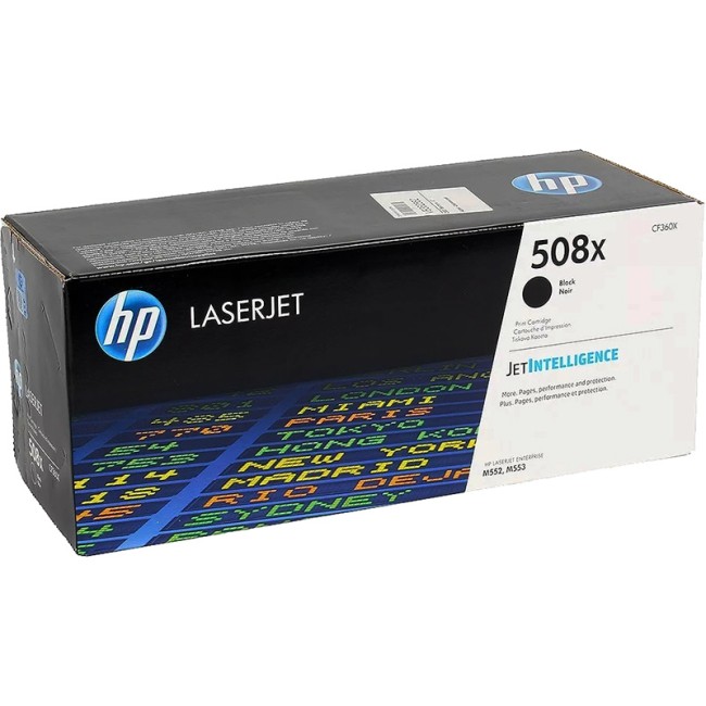 Тонер-картридж HP 508X Black Original LaserJet Toner Cartridge (CF360X) Тонер-картридж HP 508X Black Original LaserJet Toner Cartridge (CF360X)