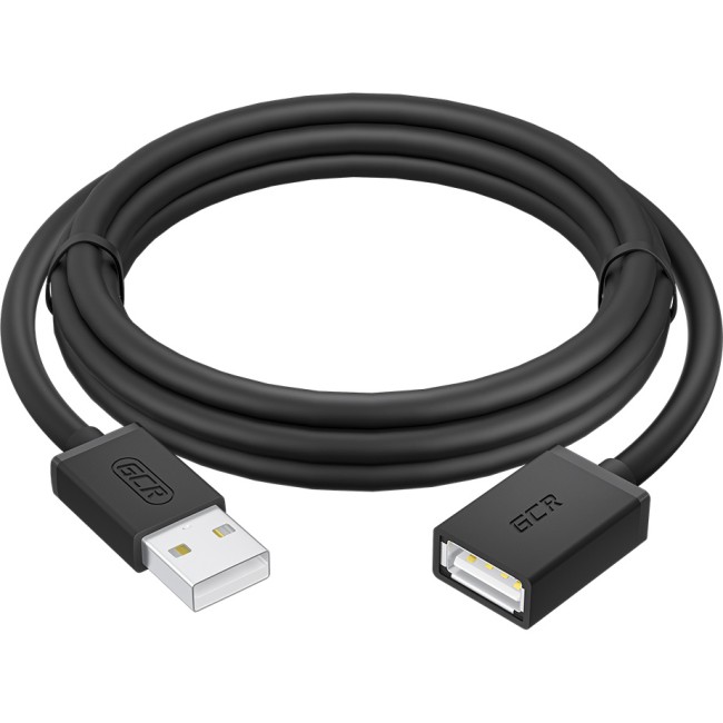 GCR Удлинитель 1.5m USB 2.0 AM/AF, черный, GCR-55070 Удлинитель Greenconnect 1.5 м (GCR-55070) GCR Удлинитель 1.5m USB 2.0 AM/AF, черный, GCR-55070 Удлинитель Greenconnect 1.5 м (GCR-55070)