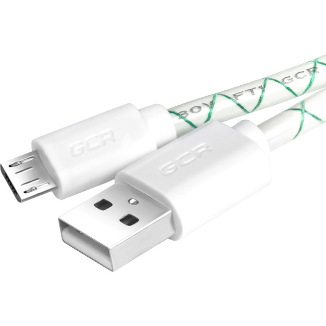 GCR Кабель 0.3m MicroUSB, бело-зеленый, белые коннекторы, быстрая зарядка, 28/24 AWG, GCR-53208 Кабель Greenconnect 0.3 м (GCR-53208) GCR Кабель 0.3m MicroUSB, бело-зеленый, белые коннекторы, быстрая зарядка, 28/24 AWG, GCR-53208 Кабель Greenconnect 0.3 м (GCR-53208)