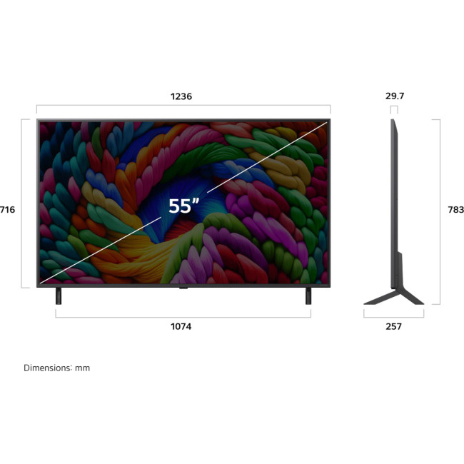 Телевизор ЖК 55'' LG LG 55NANO90A6B.ARUG