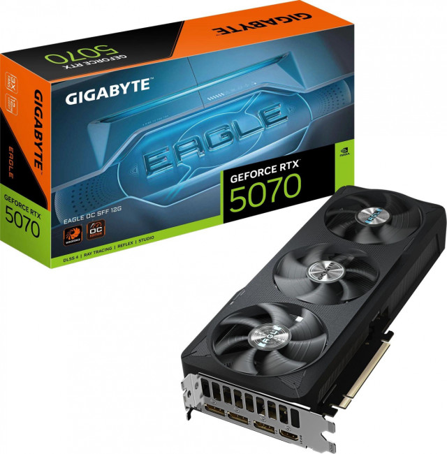 Видеокарта Gigabyte GV-N5070EAGLE OC-12GD 1.0 Видеокарта Gigabyte GV-N5070EAGLE OC-12GD 1.0