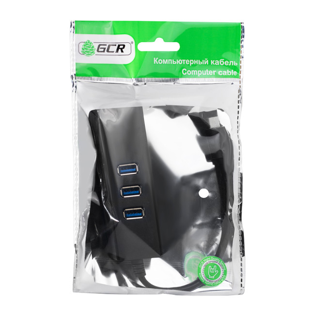 Greenconnect USB 3.1 Type C -> Ethernet RJ-45 F Lan Card + USB 2.0-разветвитель на 3 порта, сетевой адаптер Greenconnect GCR-UC2CL01