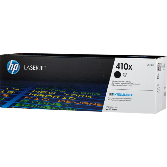 Тонер-картридж HP 410X Black Original LaserJet Toner Cartridge (CF410X)