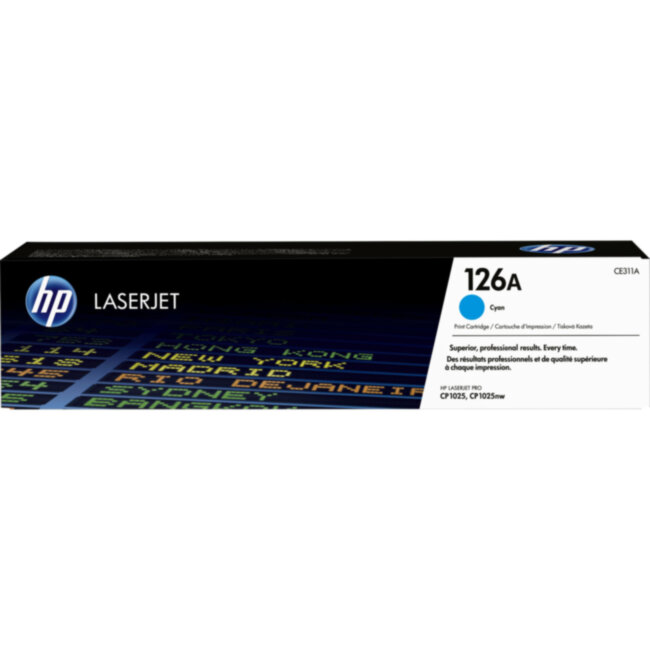 Тонер-картридж HP LaserJet 126A Cyan (CE311A) Тонер-картридж HP LaserJet 126A Cyan (CE311A)