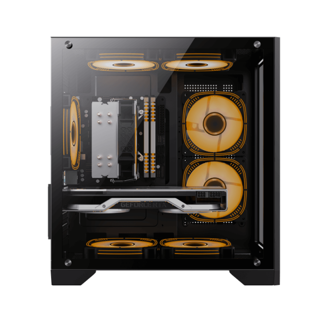 Компьютерный корпус, без блока питания mATX Gamemax Infinity Mini Black