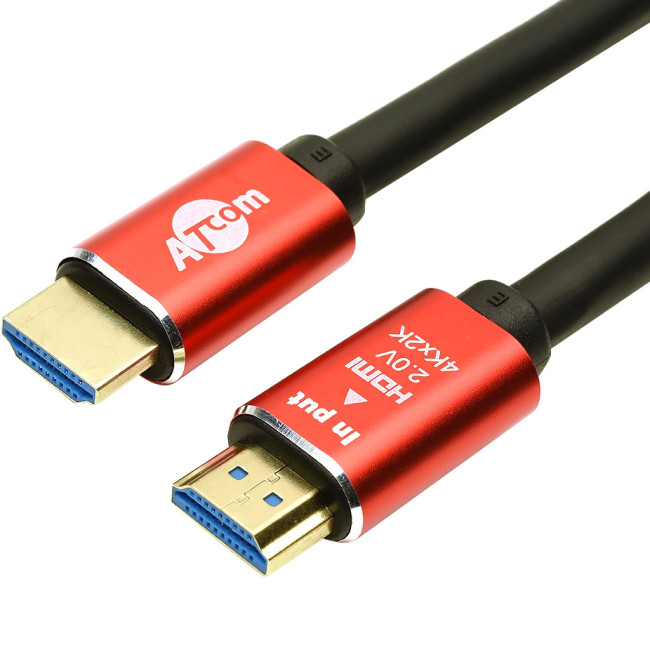 Кабель HDMI 10 m (Red/Gold, в пакете)  VER 2.0 ATcom AT5944 Кабель HDMI 10 m (Red/Gold, в пакете)  VER 2.0 ATcom AT5944