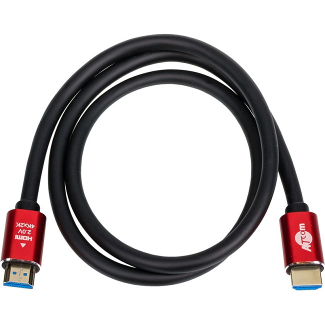 Кабель HDMI 10 m (Red/Gold, в пакете)  VER 2.0 ATcom AT5944 Кабель HDMI 10 m (Red/Gold, в пакете)  VER 2.0 ATcom AT5944