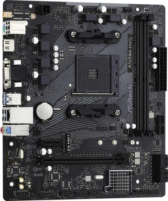 Материнская плата ASRock A520M-HVS Материнская плата ASRock A520M-HVS