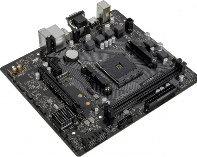 Материнская плата ASRock A520M-HVS Материнская плата ASRock A520M-HVS