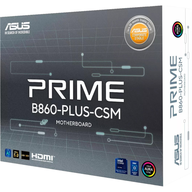 Материнская плата ASUS PRIME B860-PLUS-CSM (90MB1KA0-M0EAYC) Материнская плата ASUS PRIME B860-PLUS-CSM (90MB1KA0-M0EAYC)