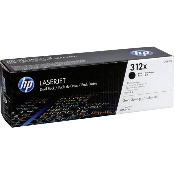 Тонер-картридж HP 312X Black Original LaserJet Toner Cartridge (CF380X)