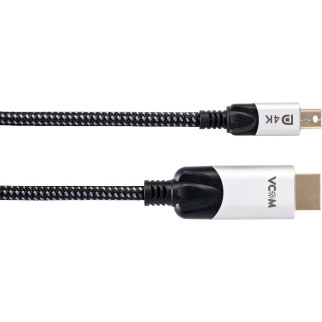 Кабель-переходник miniDisplayPort M-> HDMI M 4K@60Hz 1.8m VCOM (CG615M-1.8M) VCOM CG615M-1.8