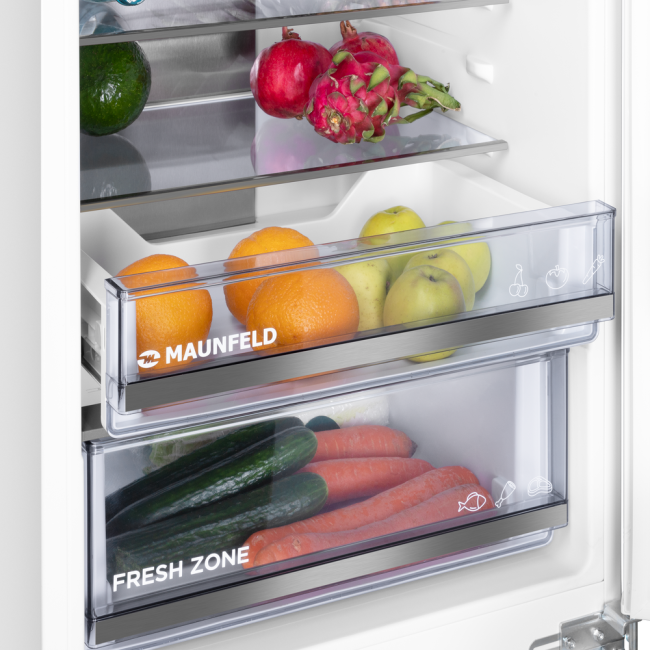 Холодильник встраиваемый MAUNFELD MBF.177NFW MAUNFELD MBF17754NFWHGR LUX Холодильник встраиваемый MAUNFELD MBF.177NFW MAUNFELD MBF17754NFWHGR LUX