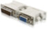 Адаптер переходник Greenconnect GC- CV103, DVI AM 24+5M / VGA AF 15F, медь, пакет Greenconnect DVI-I (m) - VGA (f)