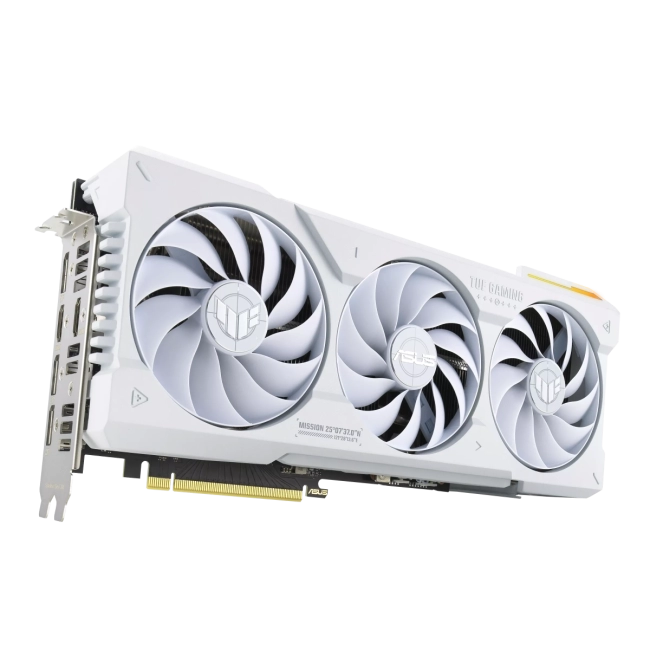 Видеокарта ASUS TUF-RTX4070TIS-O16G-WHITE-GAMING 90YV0KF2-M0NA00 Видеокарта ASUS TUF-RTX4070TIS-O16G-WHITE-GAMING 90YV0KF2-M0NA00